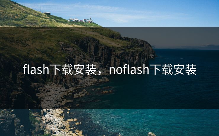 flash下载安装，noflash下载安装